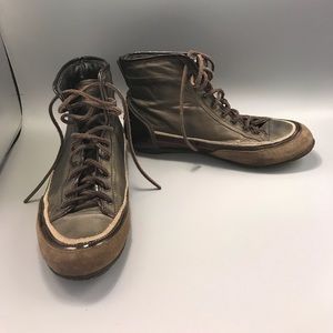 Murphy & Nye  women’s Leather & Vinyl shoes. Size 38. Made in Italy.